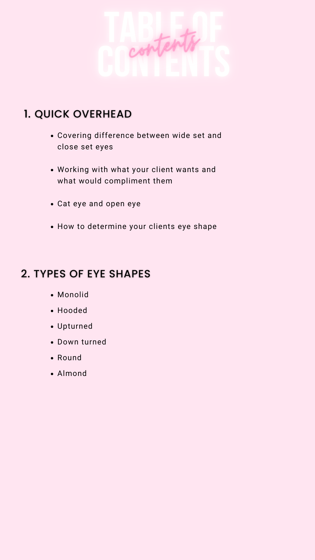 Master How To Work With Your Clients Eyeshape E-Book