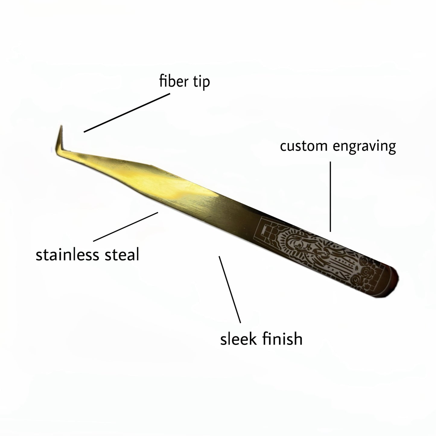 Milagro Boot Tweezer (Fiber Tip)