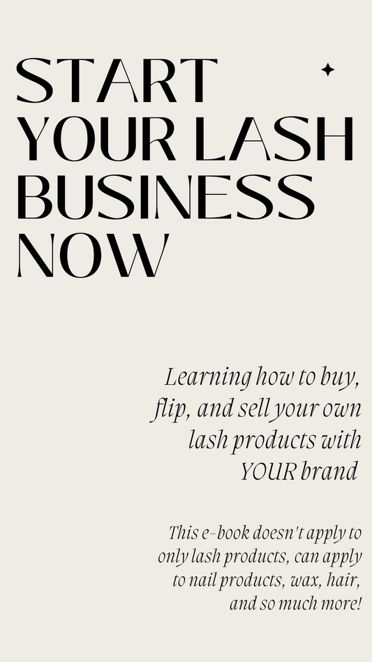 START YOUR LASH BUSINESS NOW