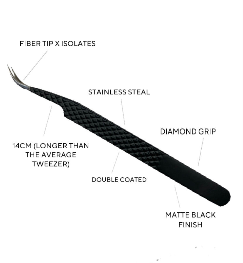 Matte Black Isolation Tweezer (SALE)